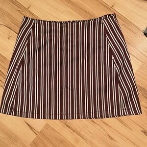 Striped Mini Skirt